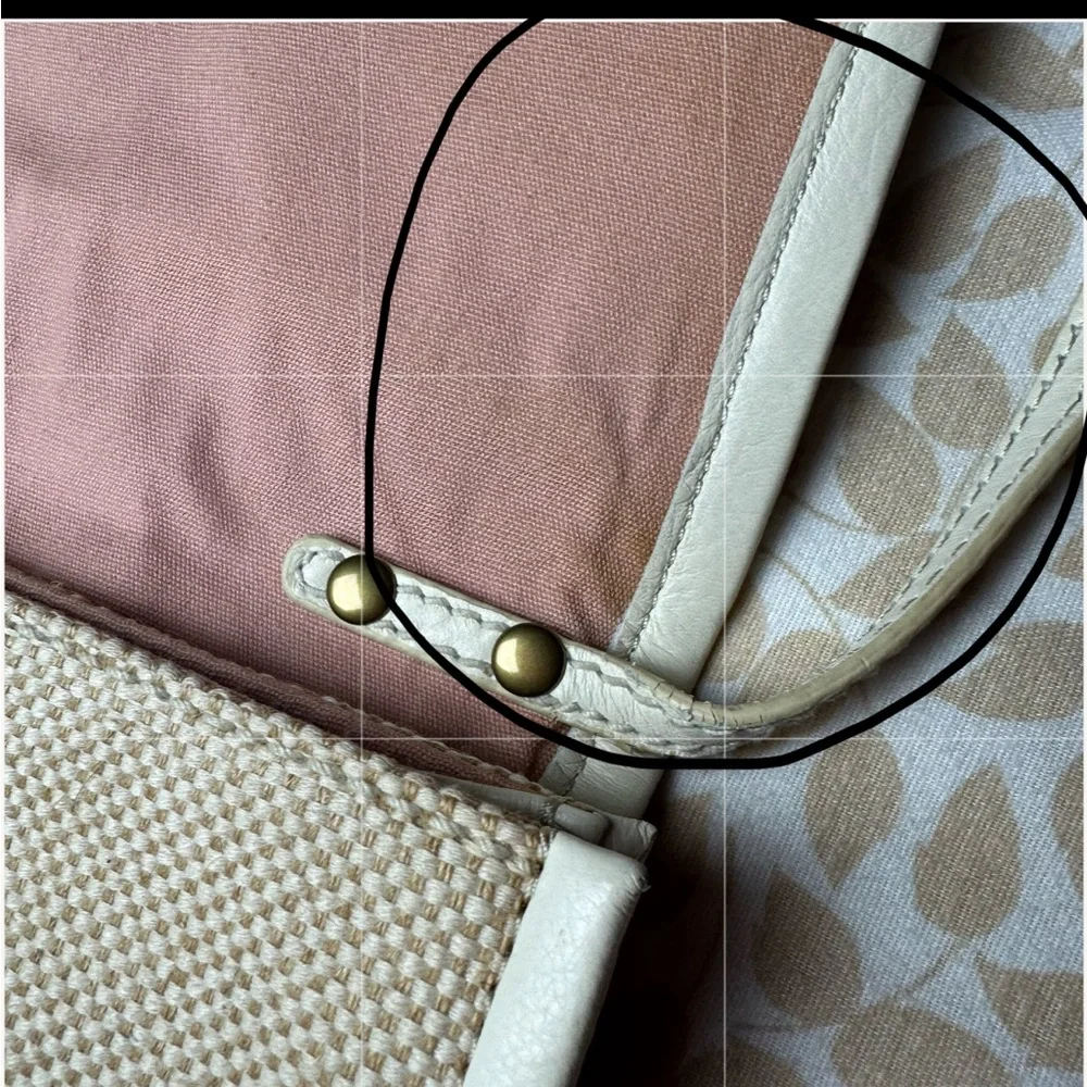Isabella Fiore Cream Canvas With Black Embroidery Floral Flap‎ Crossbody Purse